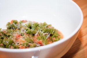 Pork Ragout - Housemade garganelli verde, heritage pork ragout, parmesano