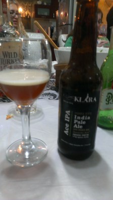 I have no idea what this bottle says, but it shore was tasty