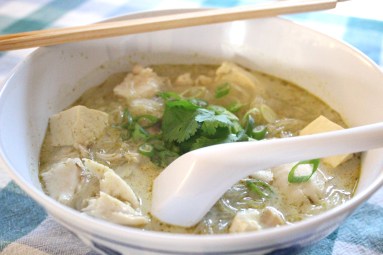 Green Curry w/noodles. In your HOUSE.