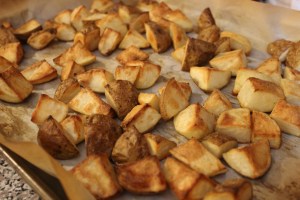 roasted potatoes
