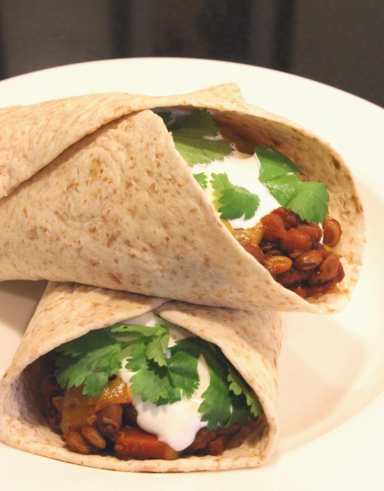 Bowl of Red Lentil Tacos